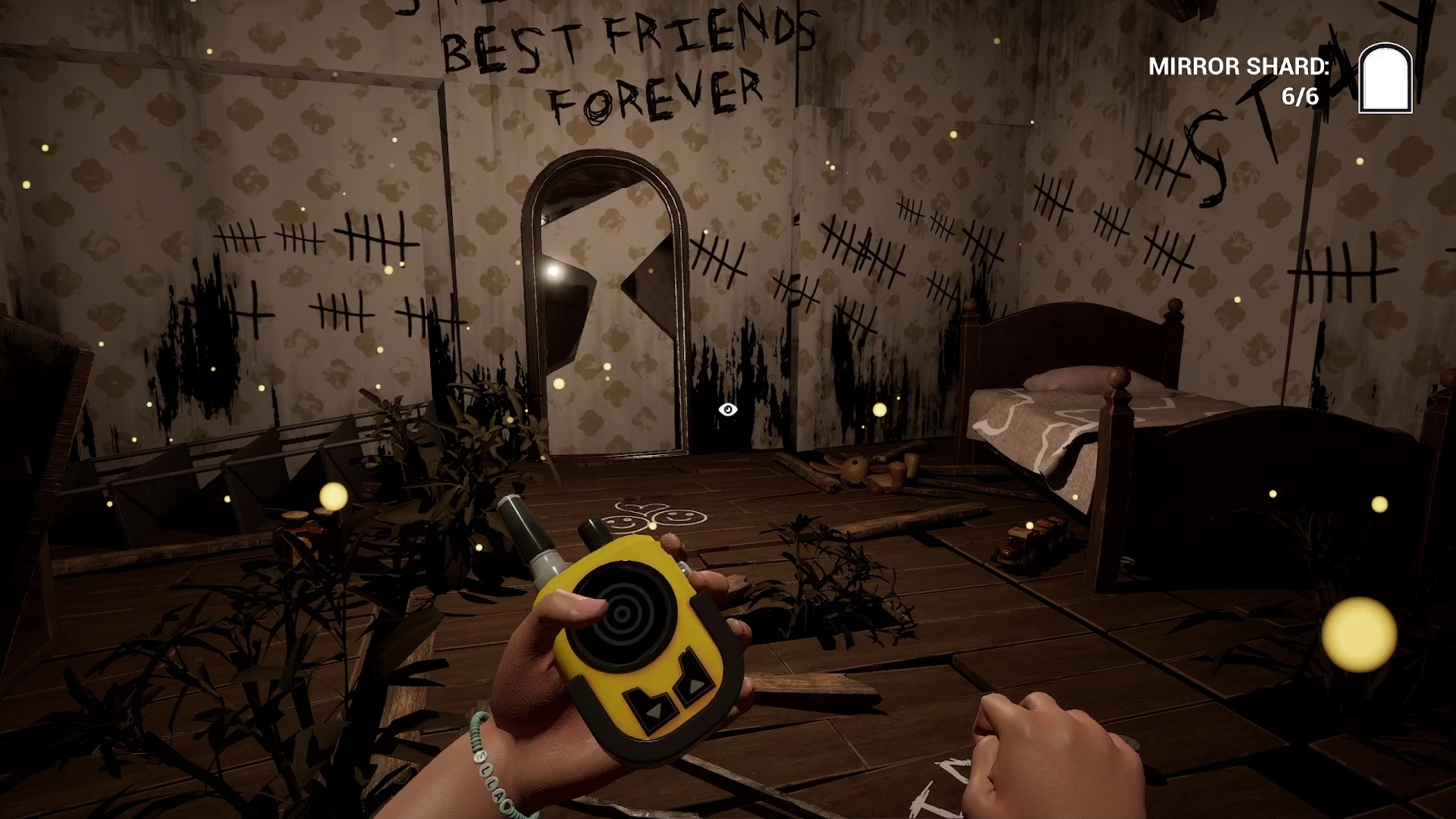 Echoes of Stella — the opening room, total darkness before the first echo